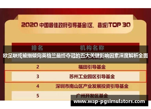 欧足联或被指倾向英格兰最终夺冠的五大关键影响因素深度解析全面